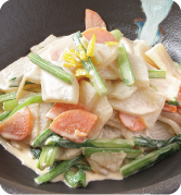 冬野菜の柚子味噌和え